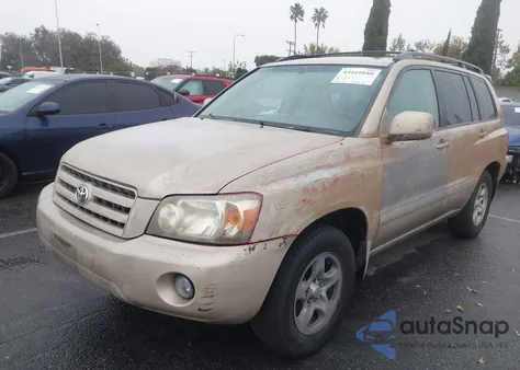 2004 Toyota Highlander from USA, damaged, VIN JTEDD21A640096923